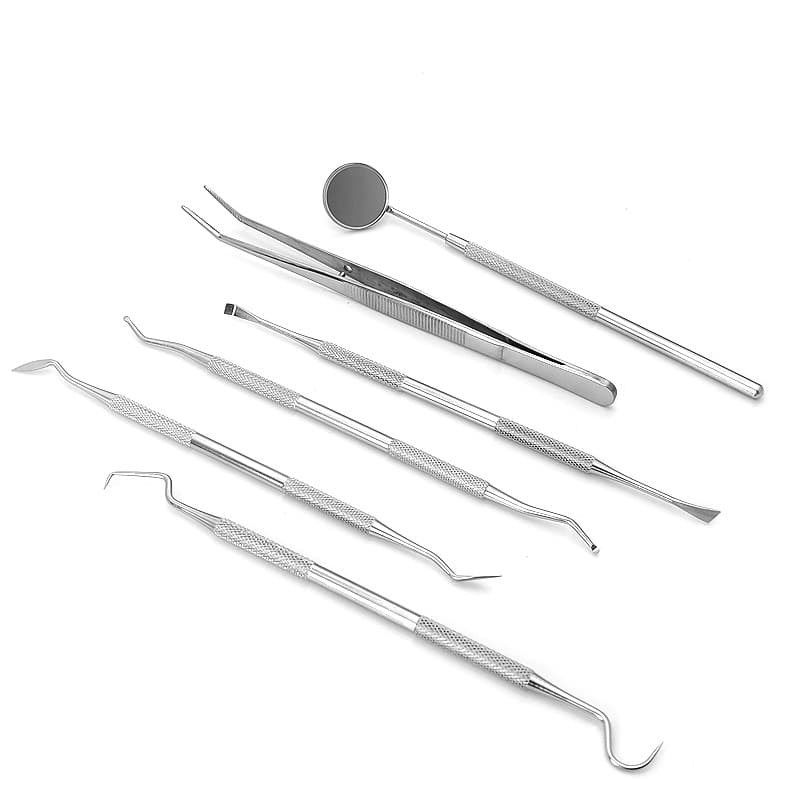 Stainless steel dentist tool set Dental oral cleaning tool endoscopic dental dental dental dental dental dental dental 4