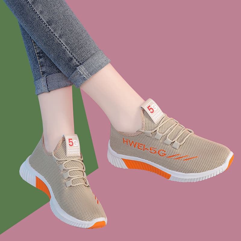 New Korean casual shoes in spring and summer, breathable old Beijing cloth shoes, foreign trade sports shoes, women's fashion single shoes, cross-border delivery 2