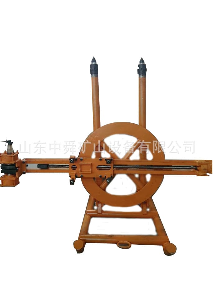 YGZ90 rail-type independent rotary rock drilling machine manufacturer manufactures medium-deep hole drilling rig underground disc rock drilling machine 2