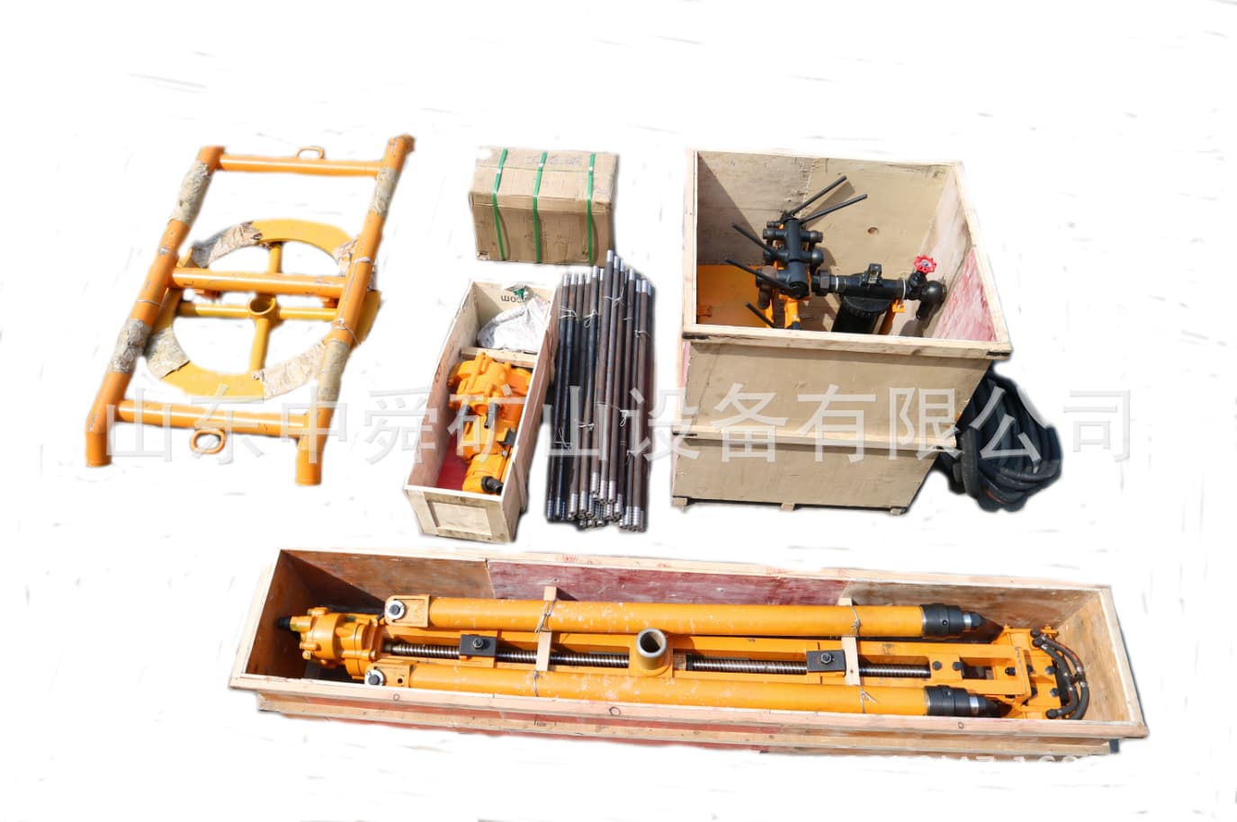 YGZ90 rail-type independent rotary rock drilling machine manufacturer manufactures medium-deep hole drilling rig underground disc rock drilling machine 3