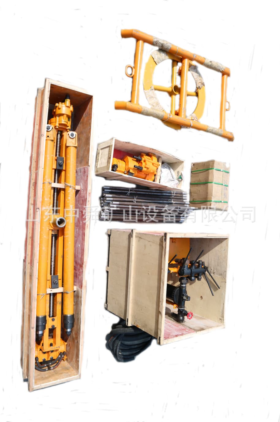 YGZ90 rail-type independent rotary rock drilling machine manufacturer manufactures medium-deep hole drilling rig underground disc rock drilling machine 4