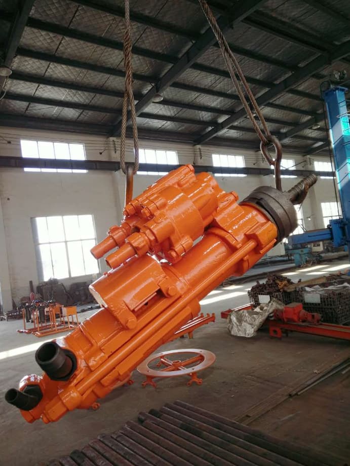 YGZ90 rail-type independent rotary rock drilling machine manufacturer manufactures medium-deep hole drilling rig underground disc rock drilling machine 1
