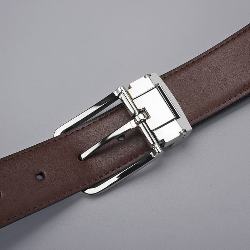 Belt, leather lock, genuine leather 4