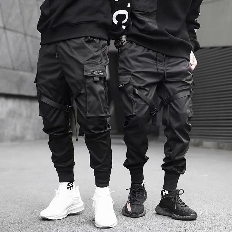 Spring brand trousers for leisure, oversize 1