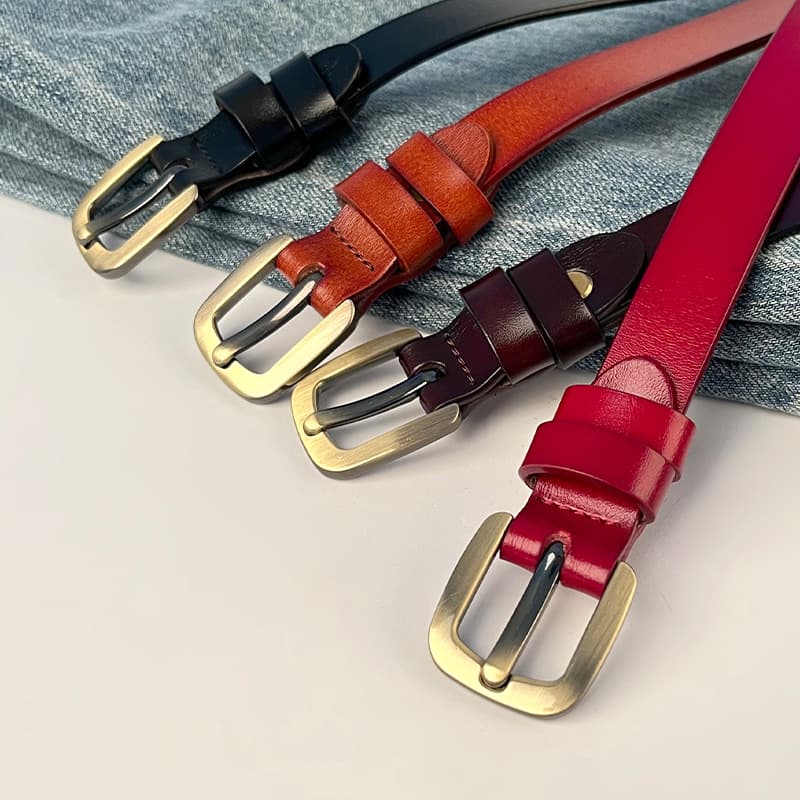 Retro Universal Genuine Leather Belt with Buckle 3