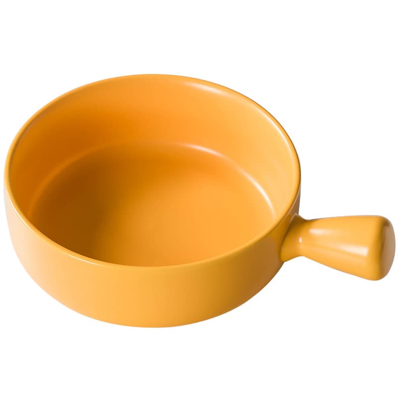 Baked rice bowl, northern European wind, baked baking bowl, Italian noodle plate, simple home tableware soup noodle bowl salad bowl 5