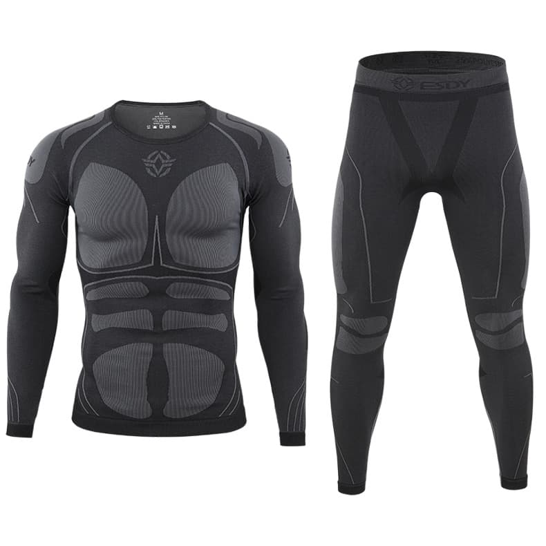 ESDY (Cross-border trading), sports travel keep warm underwear for gym, set, tight 5
