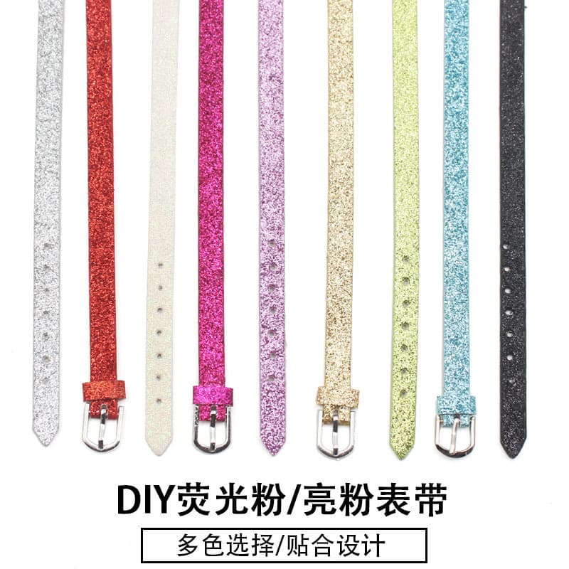Polyurethane watch strap for men and women, universal belt, pendant with letters, accessory, accessories, DIY 1
