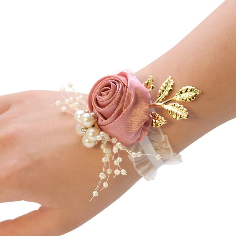 Realistic bridesmaid dress for bride, wrist flower, wedding flowers, for bridesmaid 2