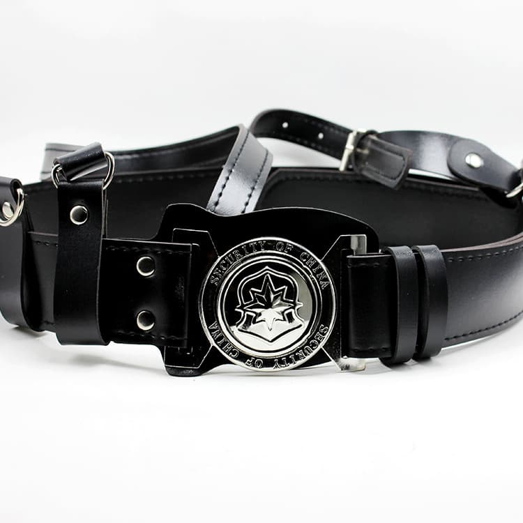 White black belt, bag strap 1