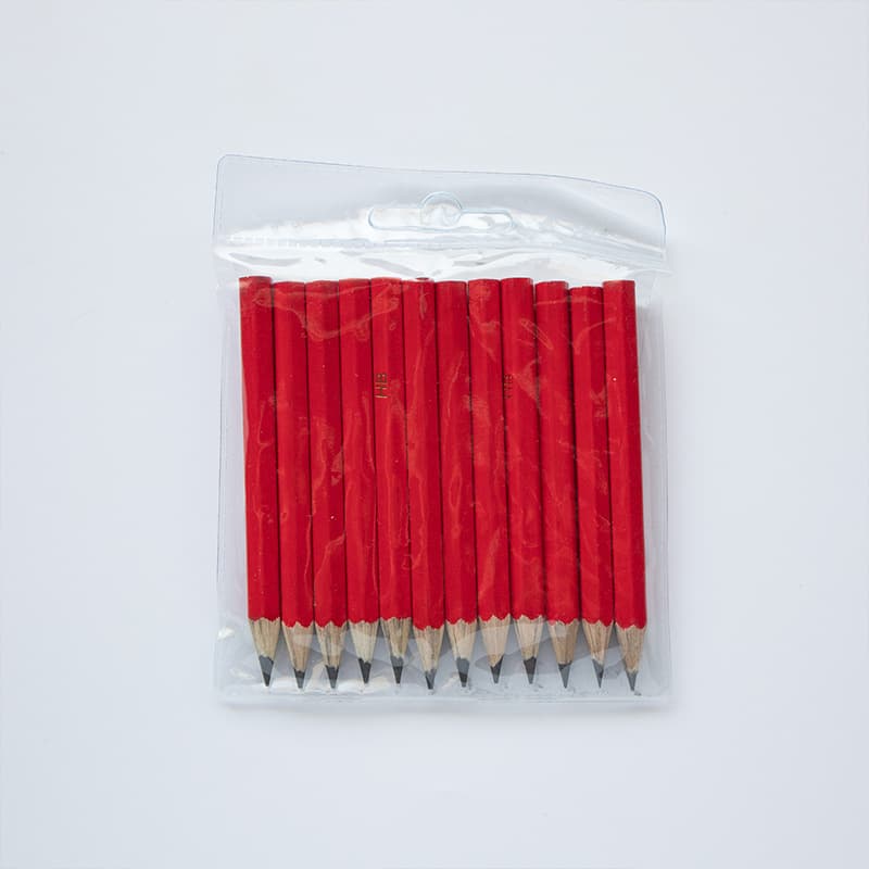 Manufacturer wholesale HB pencil 3.5 -inch round regulations with short pencil children students fans small pencil stationery supplies 3