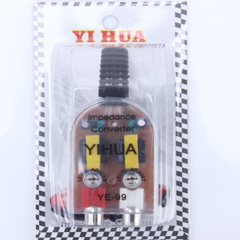 Factory wholesale car horn voltage voltage transparent high rotor low audio converter audio output connector