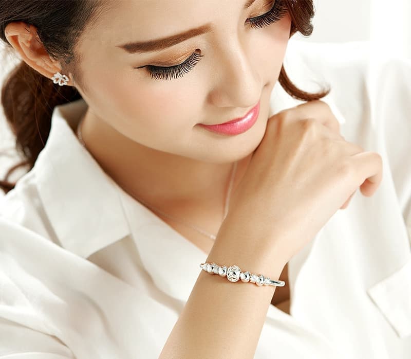 Fashionable beaded bracelet, flashlight, accessory, Korean style 2