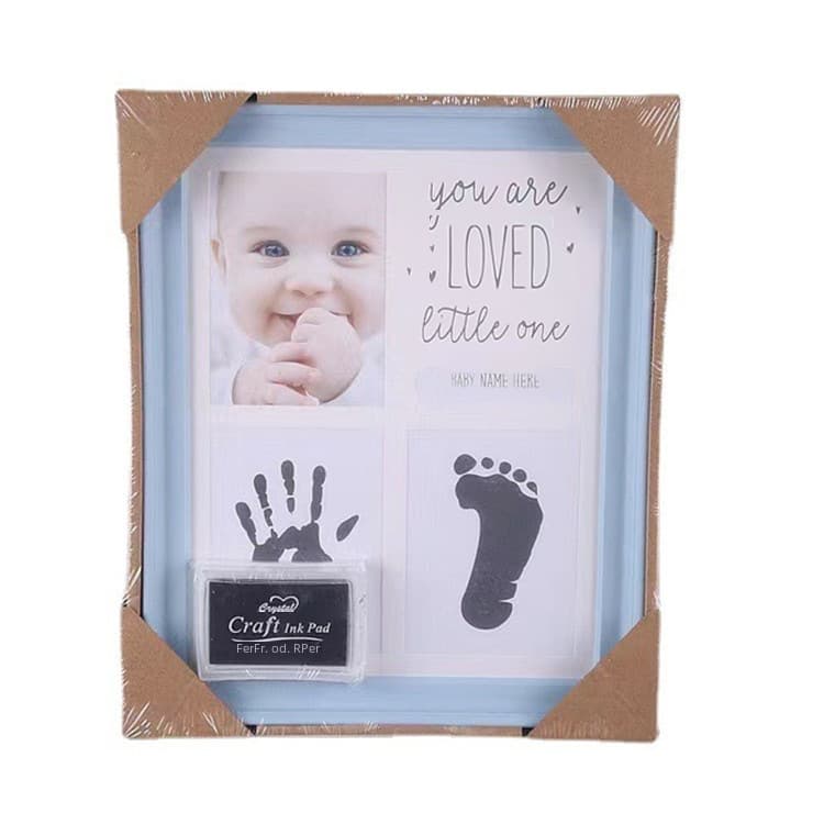 Children's grabber for new born, hands and feet prints, ink pad, souvenir, photo frame, Birthday gift 3