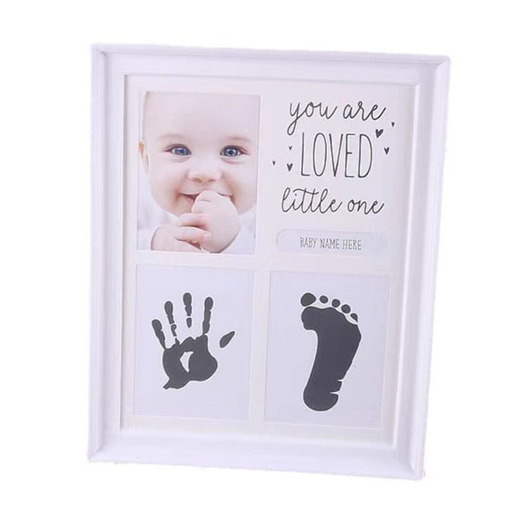 Children's grabber for new born, hands and feet prints, ink pad, souvenir, photo frame, Birthday gift 5