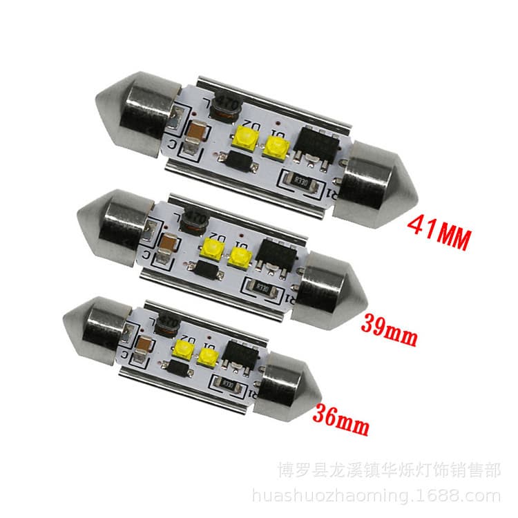 Decoding CREEXBDled car truck indoor roof reading light double-point generation strong light car super bright 3