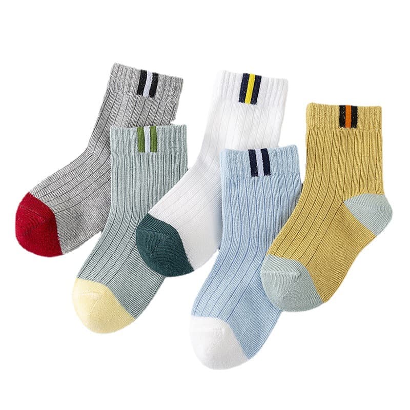 (Wholesale), cartoon children's demi-season knee socks for boys, mid-length 5