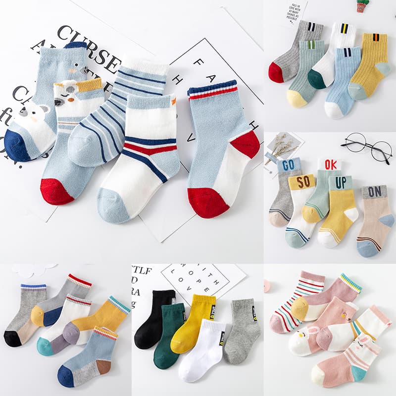 (Wholesale), cartoon children's demi-season knee socks for boys, mid-length 1