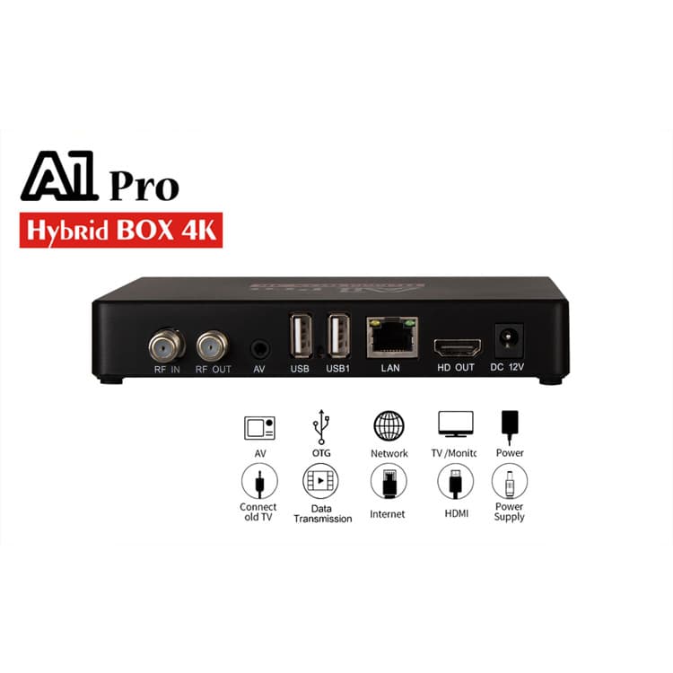 OTT/DVB-S2/T2C/ISDB TV Box Set Top Box 9.0 5