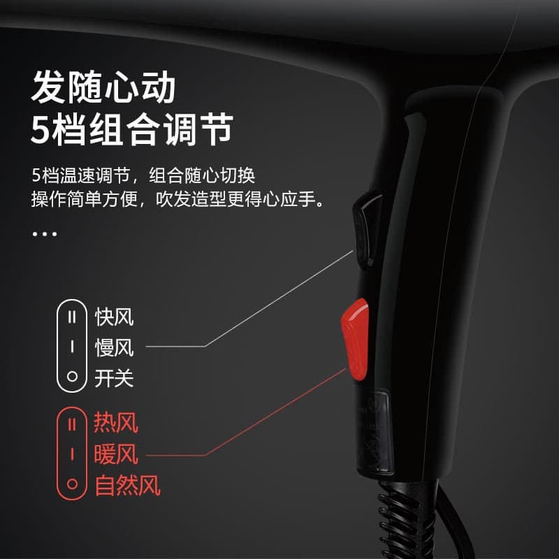 Kangfu KF-5900 Hair Dryer - High Power Professional 4