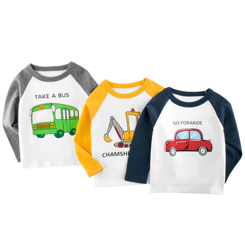 Children's autumn base body-friendly long-sleeve, children's clothing, Korean style
