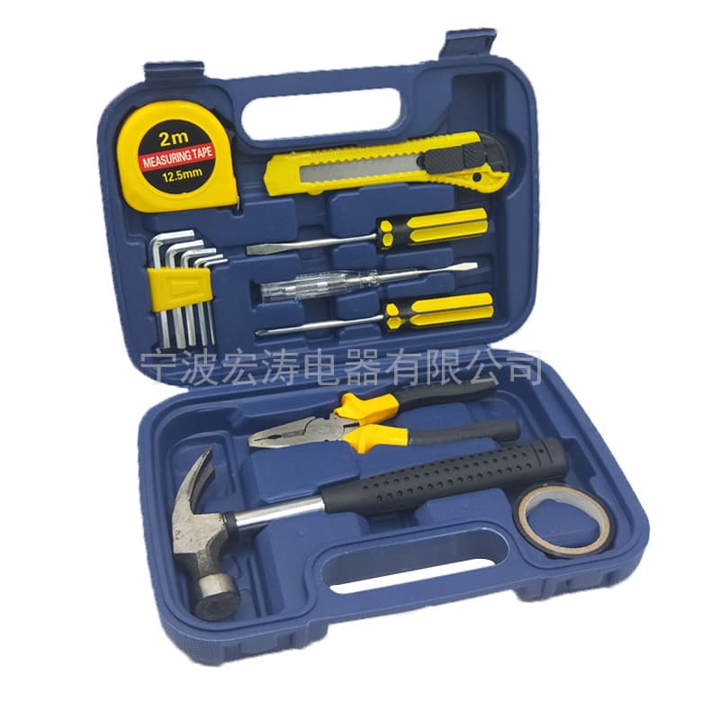 9 -piece set of tools car with car tool box gift gift tool group set 1