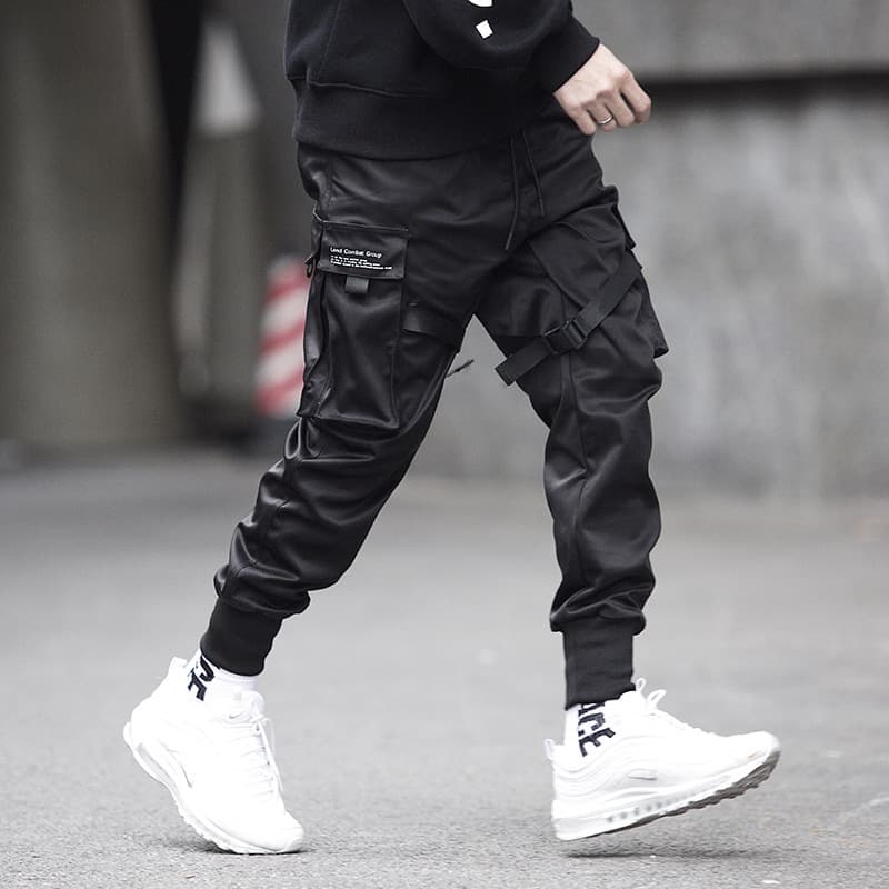 Spring brand trousers for leisure, oversize 2