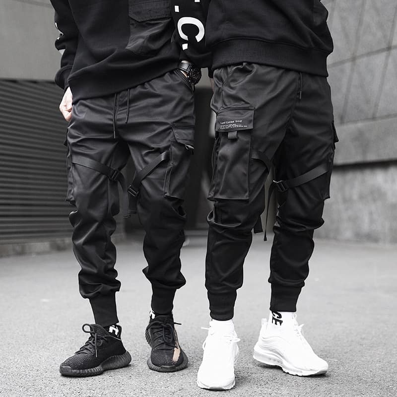 Spring brand trousers for leisure, oversize 1