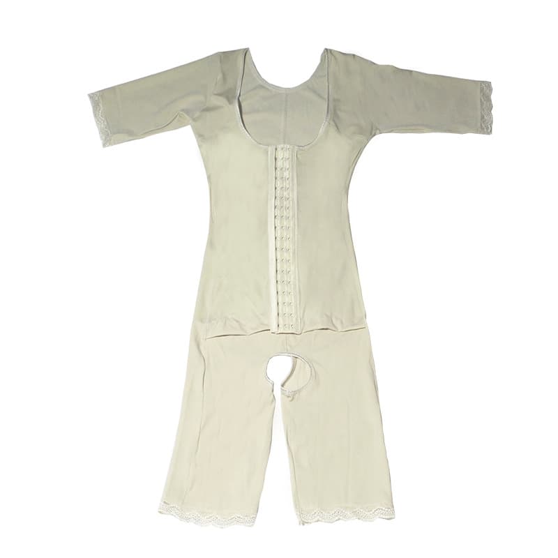 Shorts, waist belt, postpartum shapewear full-body, with short sleeve, plus size 5