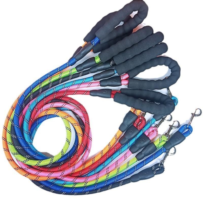 Dog rope wholesale goods cross -border pet supplies Dog chain Walking dog rope reflective manufacturer Pet dog traction rope 5