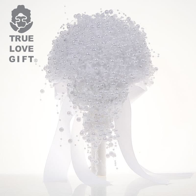 Cute Pearl Explosion Wedding Products Bubble Blossom Blossom Blossom Bride Simulation Korean Bridesmaids Marriage Flower Bouquet 2
