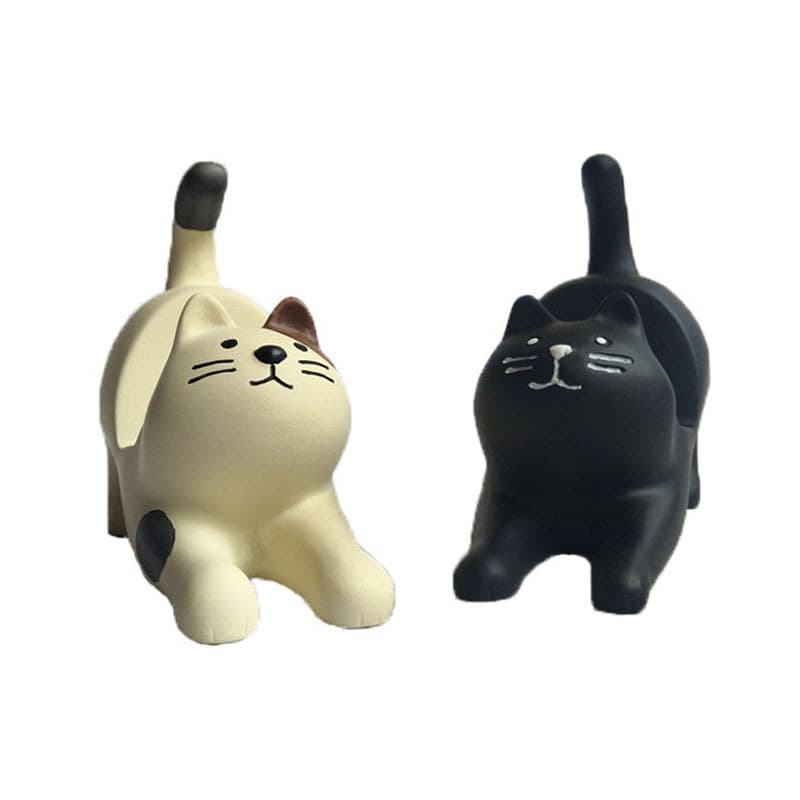 ZAKKA groceries stretch cat mobile phone holder tablet ipad stand gift resin crafts small ornaments shape 1