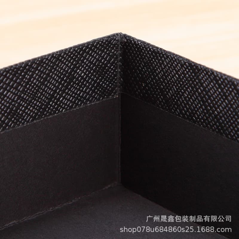 Rectangular wallet, black necklace, box, keychain, custom-made, Birthday gift 4