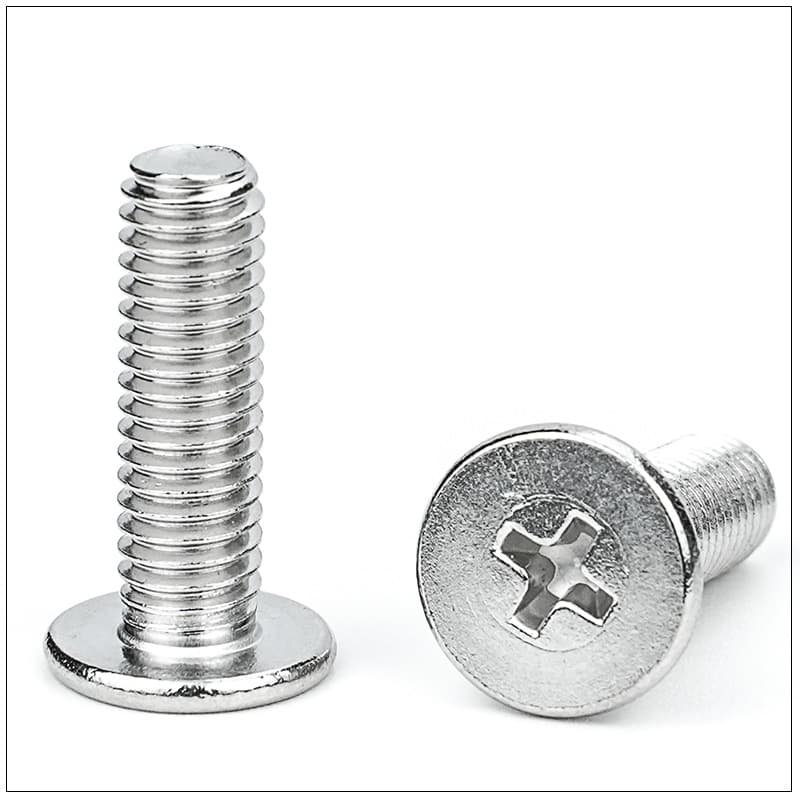 CM nickel plated cross large flat head machine tooth screw computer solid state hard drive thin head screw flat head screw M3M4M5 5