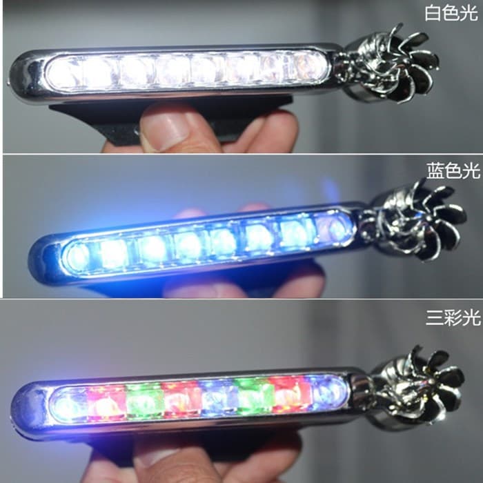 Car decoration lamp wind power electric car electric vehicle motorcycle wind energy daytime running car LED decorative external light 3