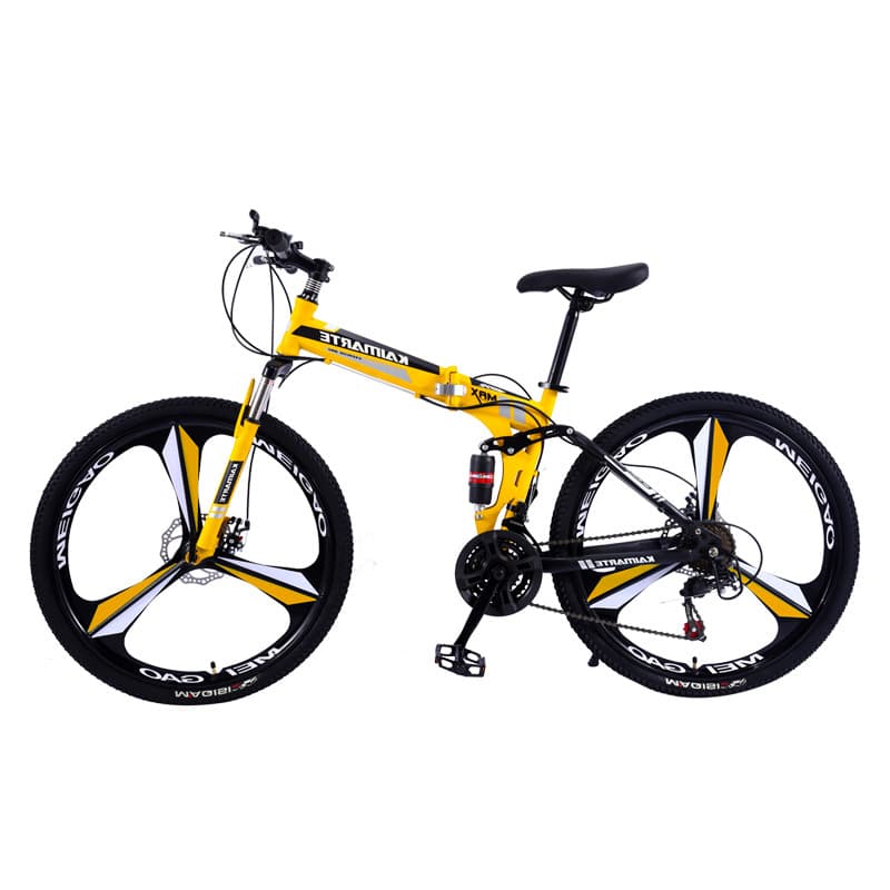 Folding mountain bike with brake system for adults for cycling for students, for teenagers 5