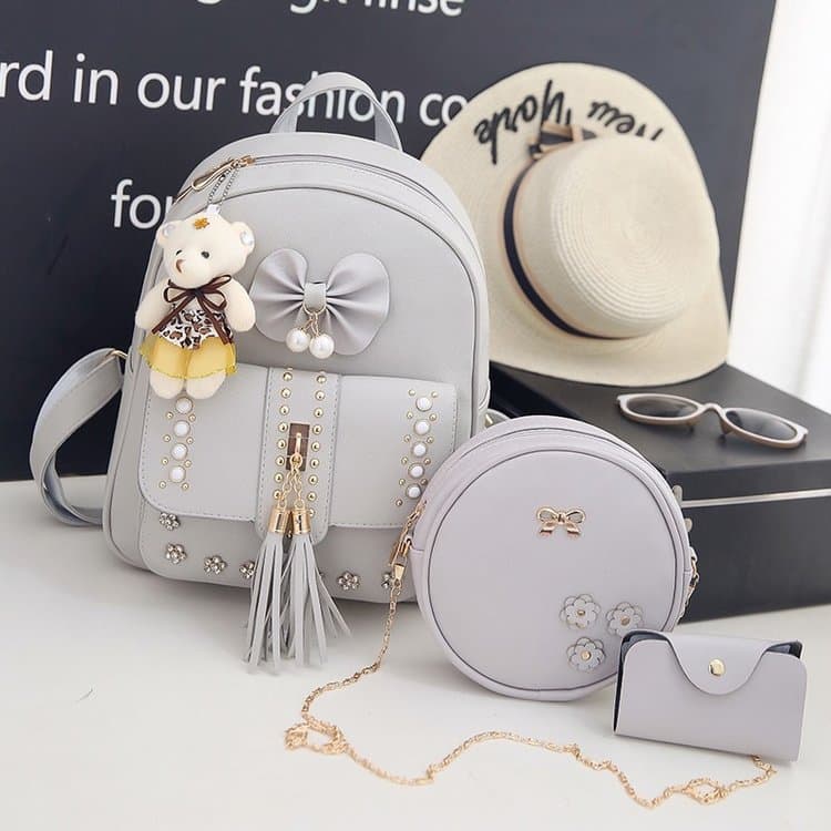 Cute children's backpack, shoulder bag, fashionable school bag for early age, Korean style 2