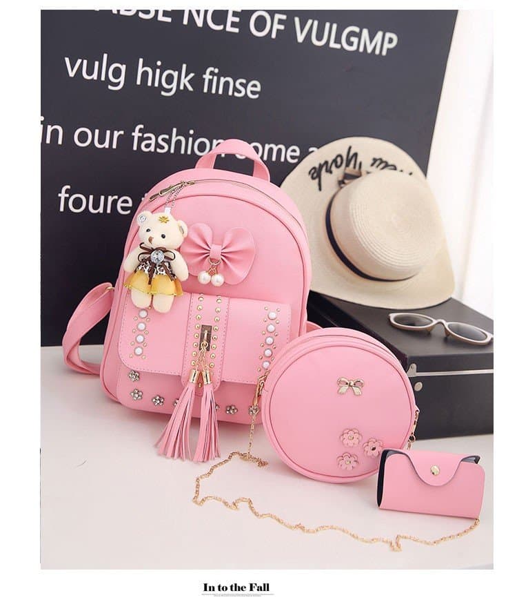 Cute children's backpack, shoulder bag, fashionable school bag for early age, Korean style 5
