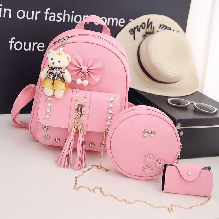 Cute children's backpack, shoulder bag, fashionable school bag for early age, Korean style 1