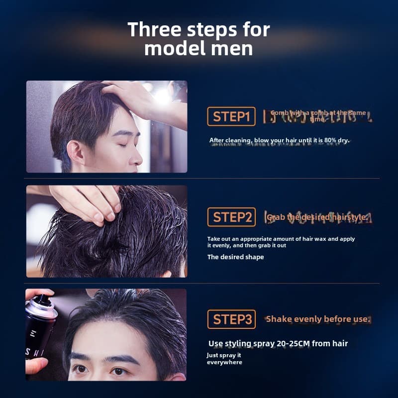 Men's Hair Spray and Styling Wax 3