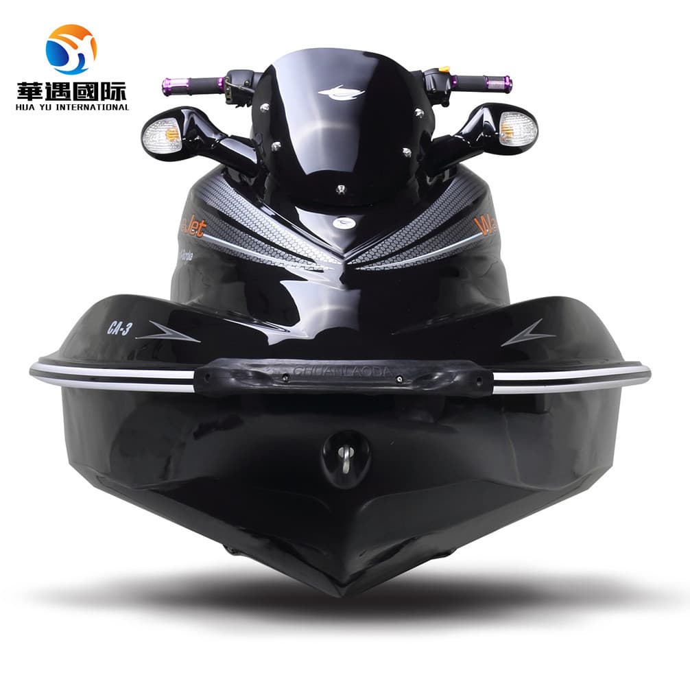 Water yacht, black tandem bike 5