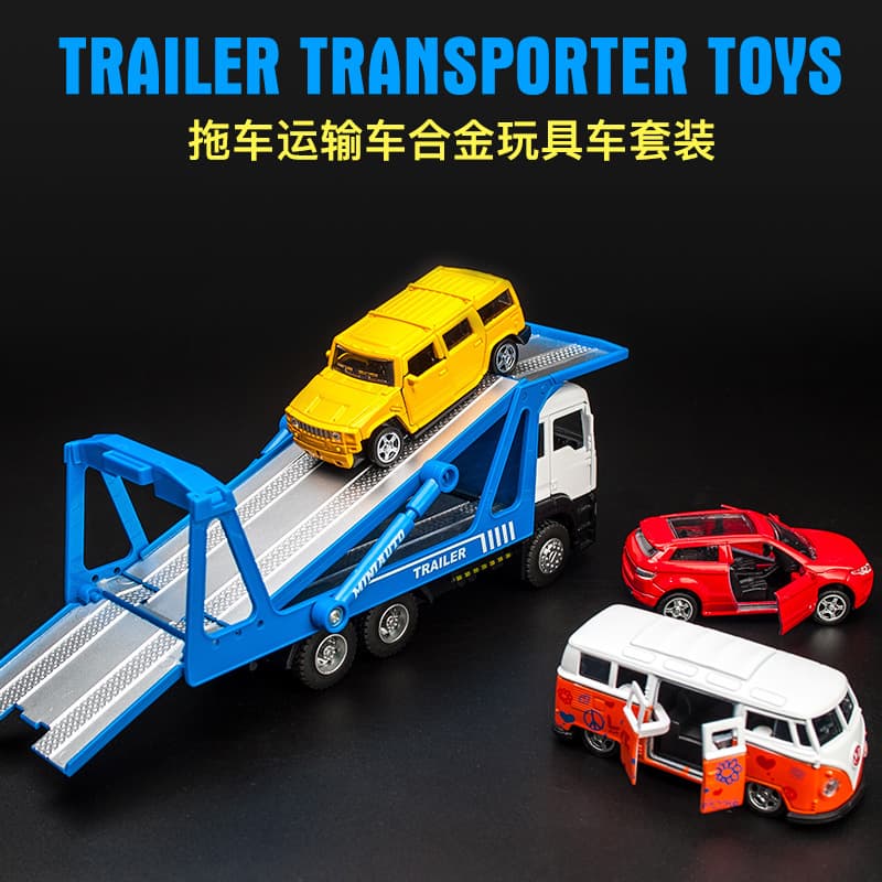 Warrior, (Wholesale), trailer, transport, children's toy car for boys, Birthday gift 3
