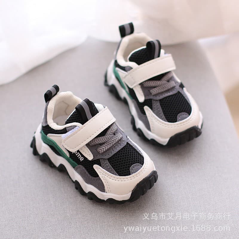 Spring and Autumn Baby Soft Sole Toddler Shoes Men's Children's Sports Shoes Baby Girls Small Shoes 1-3 Years 2 2