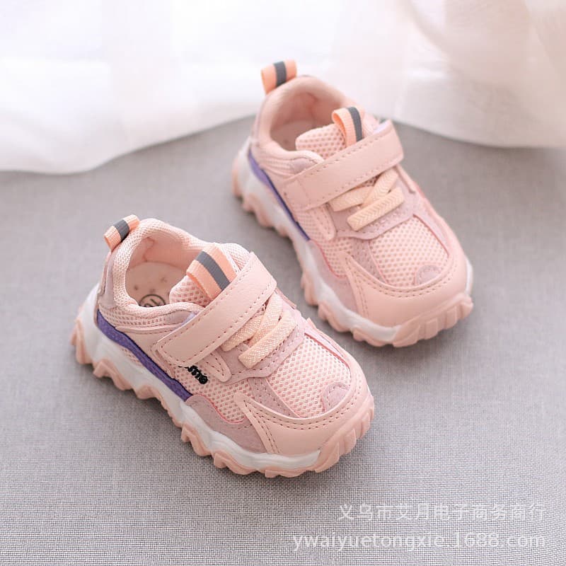 Spring and Autumn Baby Soft Sole Toddler Shoes Men's Children's Sports Shoes Baby Girls Small Shoes 1-3 Years 2 3