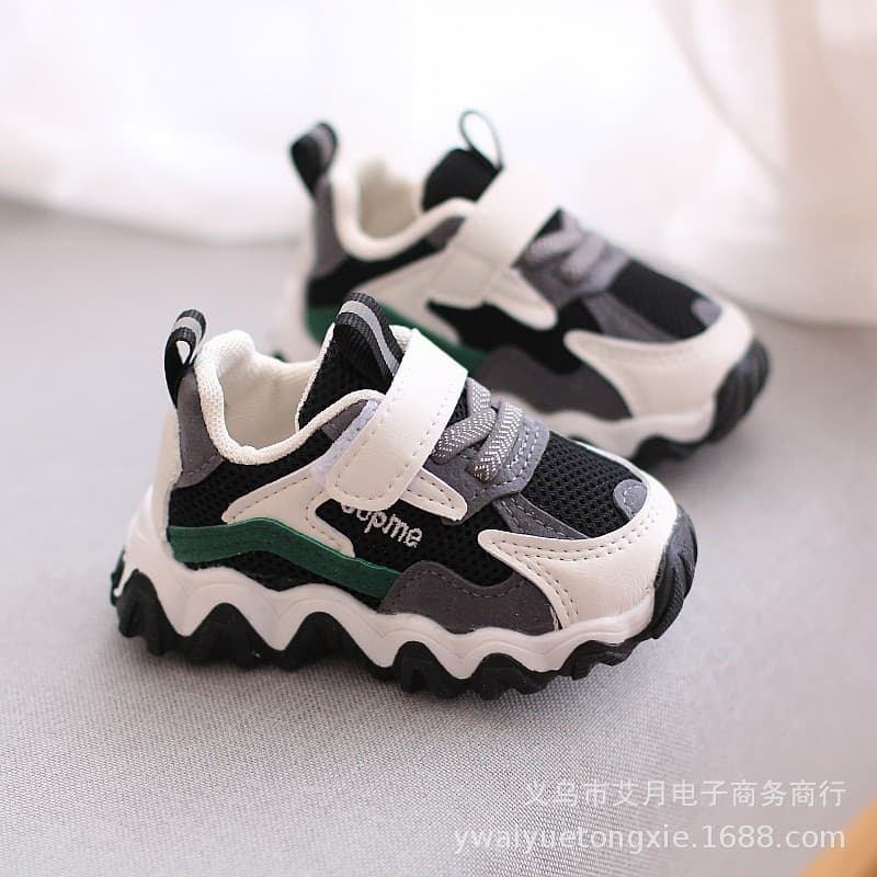 Spring and Autumn Baby Soft Sole Toddler Shoes Men's Children's Sports Shoes Baby Girls Small Shoes 1-3 Years 2 1