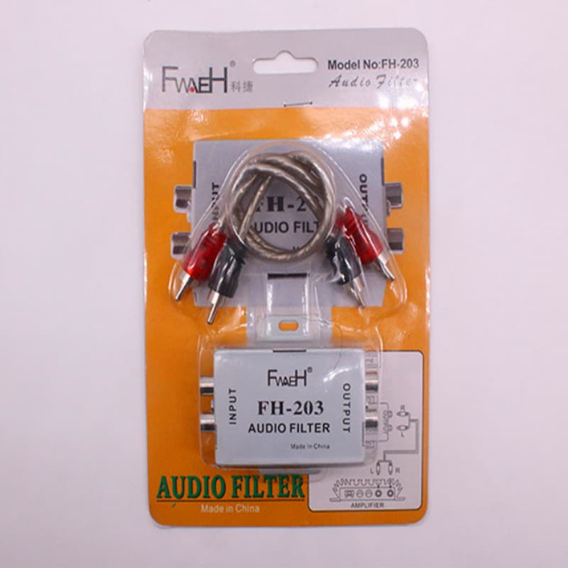 Wholesale Yisu Auto Aluminum Shell Audio Filter Filter Delivery Blind Artillery Suddenly FH-203 2
