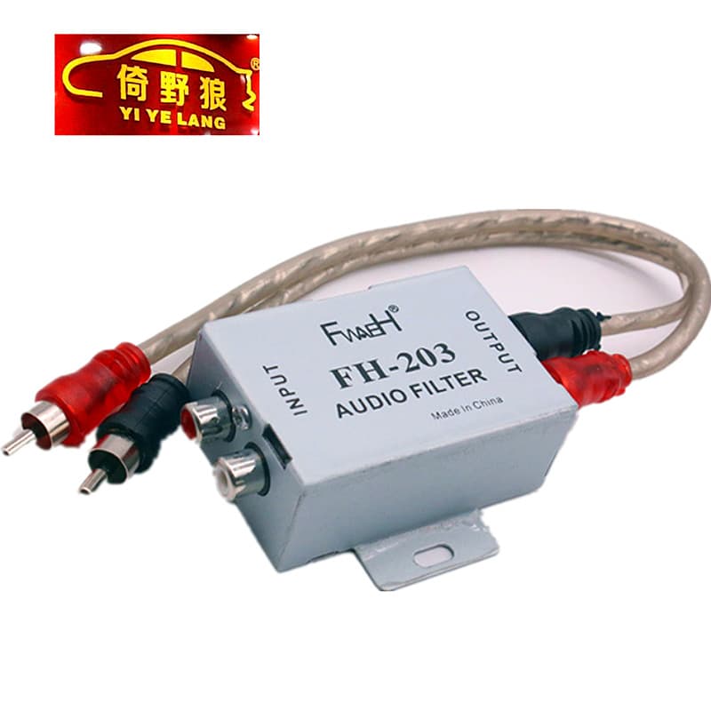Wholesale Yisu Auto Aluminum Shell Audio Filter Filter Delivery Blind Artillery Suddenly FH-203