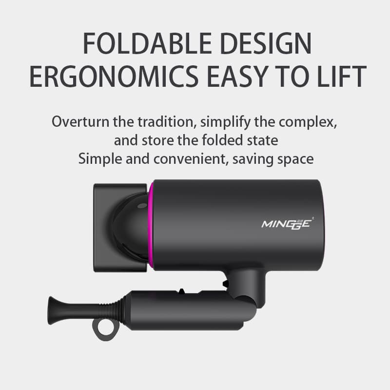(Cross-border trading), folding hair dryer, hammer for hotel, high power, 1800W 3