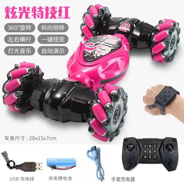 Induction twist car, toy, transformer, transport, gestures sensing, remote control, science and technology 4