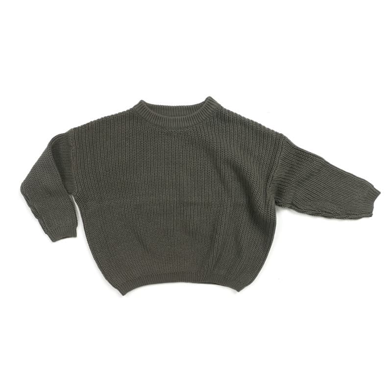 (Cross-border trading), children's knitted solid color sweater, 2020, European style 5